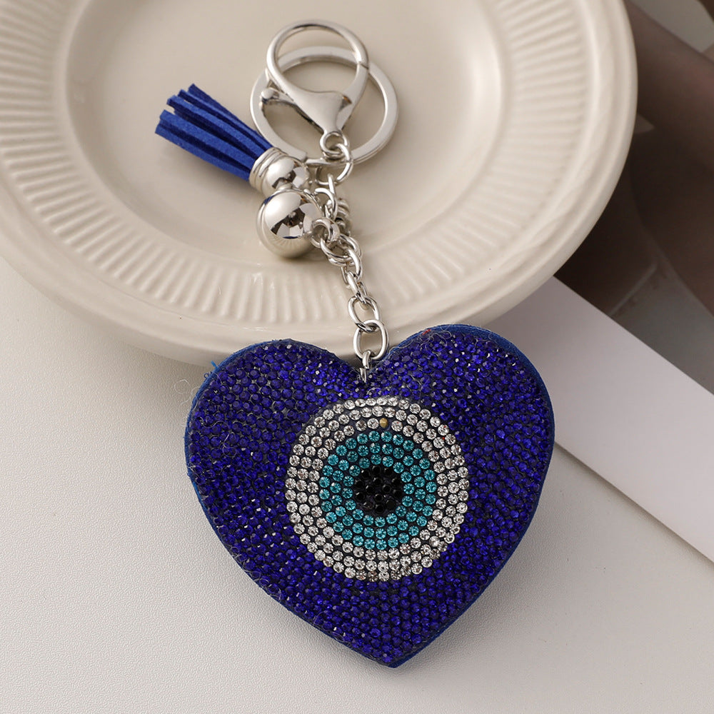 Wholesale Hot Diamond Devil's Eye Keychain